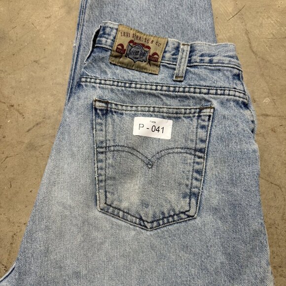 VINTAGE Levis Denim Jeans Mens 33x32 SilverTab 560 Wide Grunge USA 90s Y2K - Picture 12 of 12